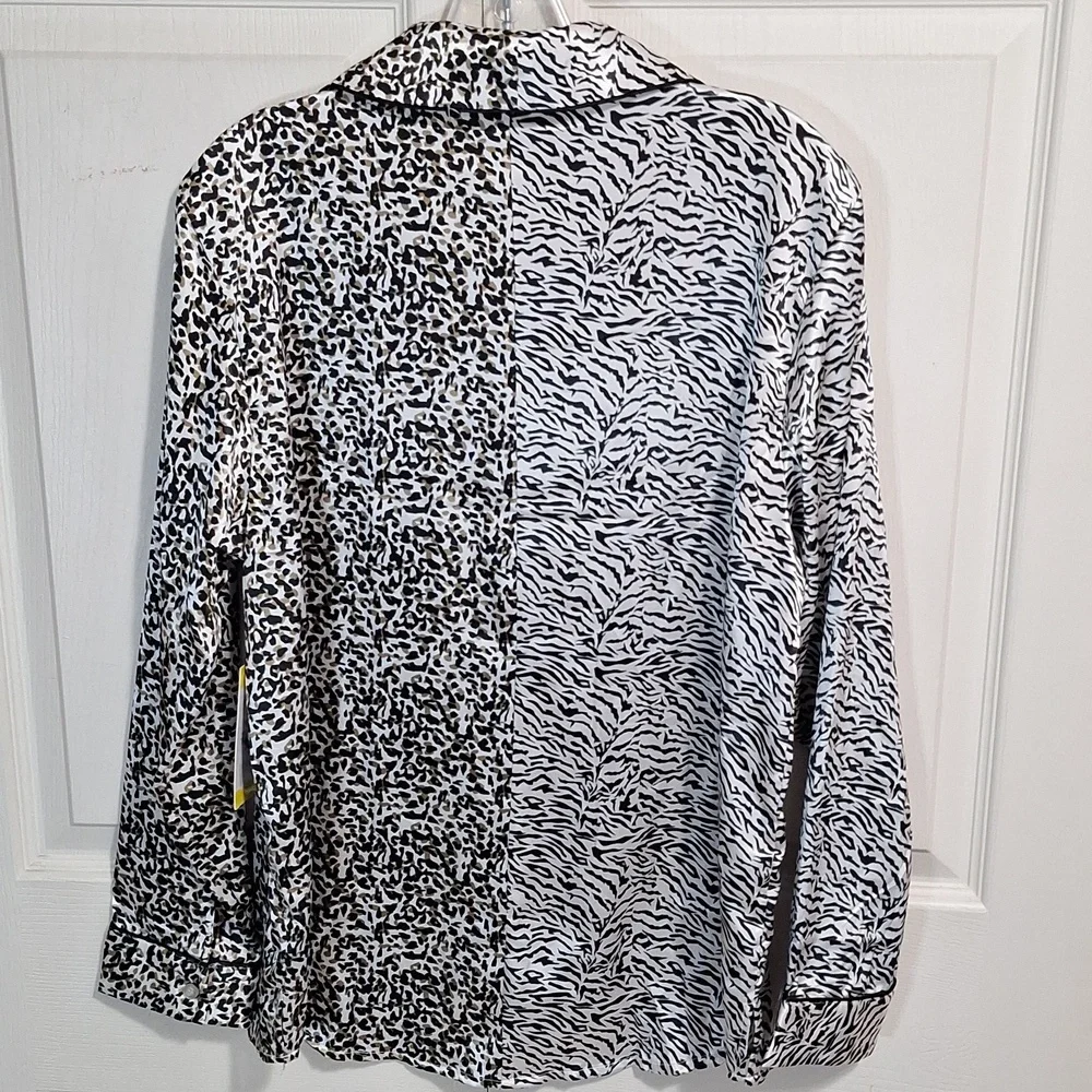 BB Dakota silky shorts pajama set - M - animal print - Picture 9 of 10